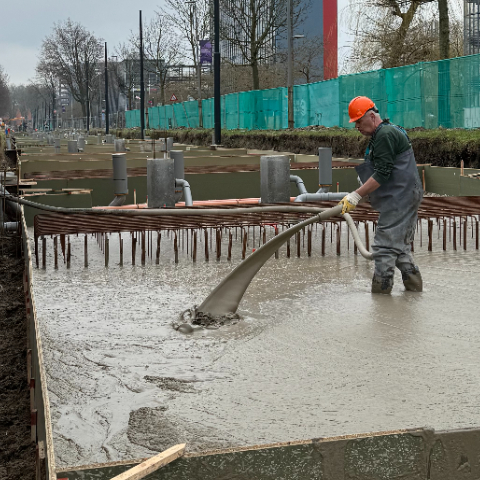 Schuimbeton fundering TU Delft trambaan 480x480 Bouwteam-Herinrichting-Buitenplaats-Vlaardingen-Van Dijk Maasland